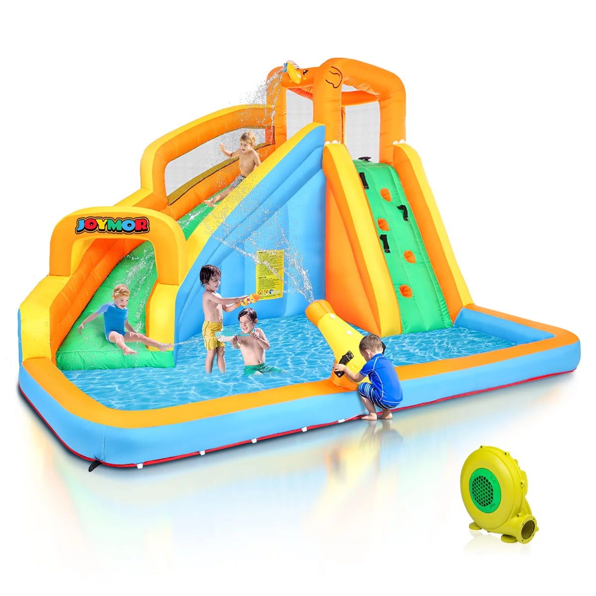 Inflatable Water Slide Bounce House with Splash Pool R30833