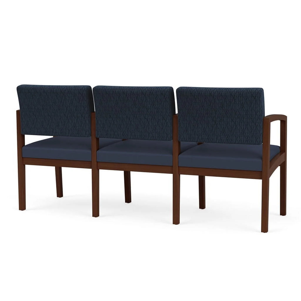 3-Seat Fabric Polyurethane Reception Tandem Seating T77873