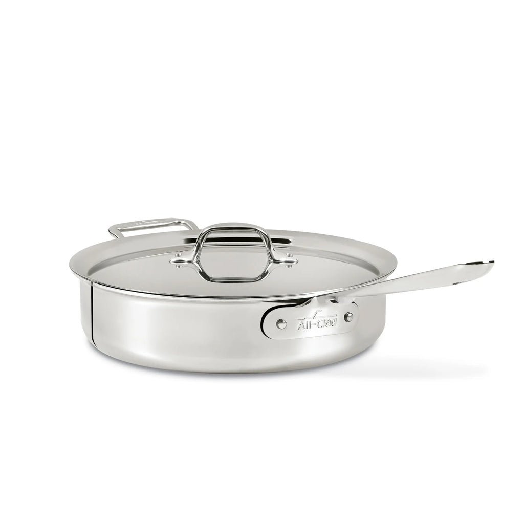 Stainless 3-ply Bonded 4 quart Saute Pan with lid V37121