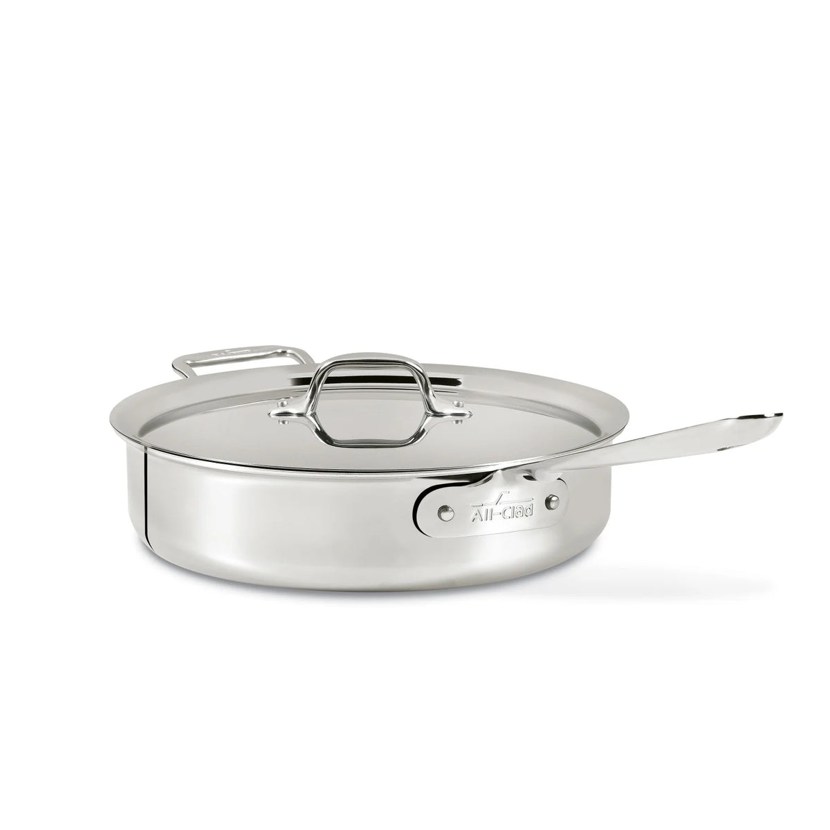 Stainless 3-ply Bonded 4 quart Saute Pan with lid V37121