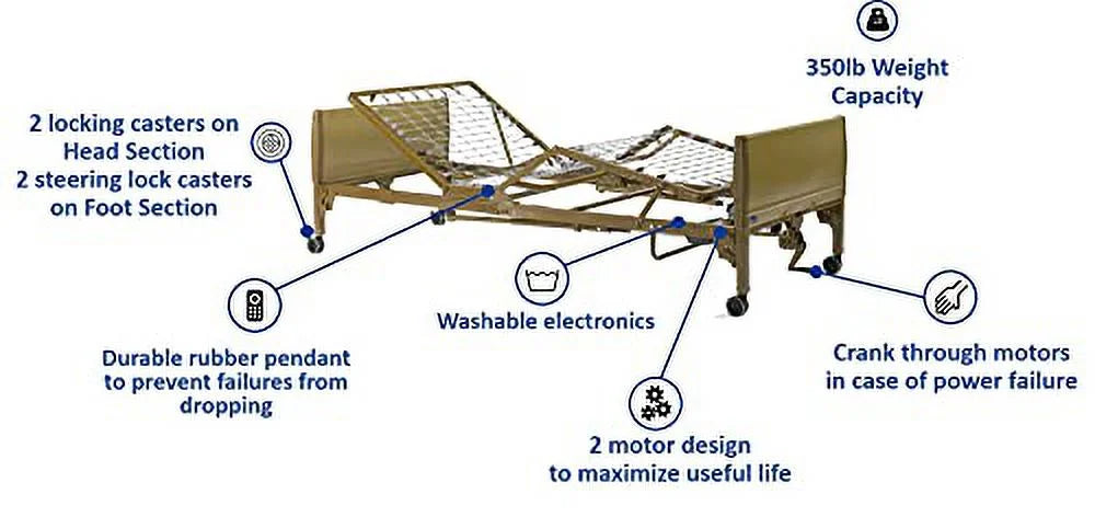 Semi-Electric Bed M8137