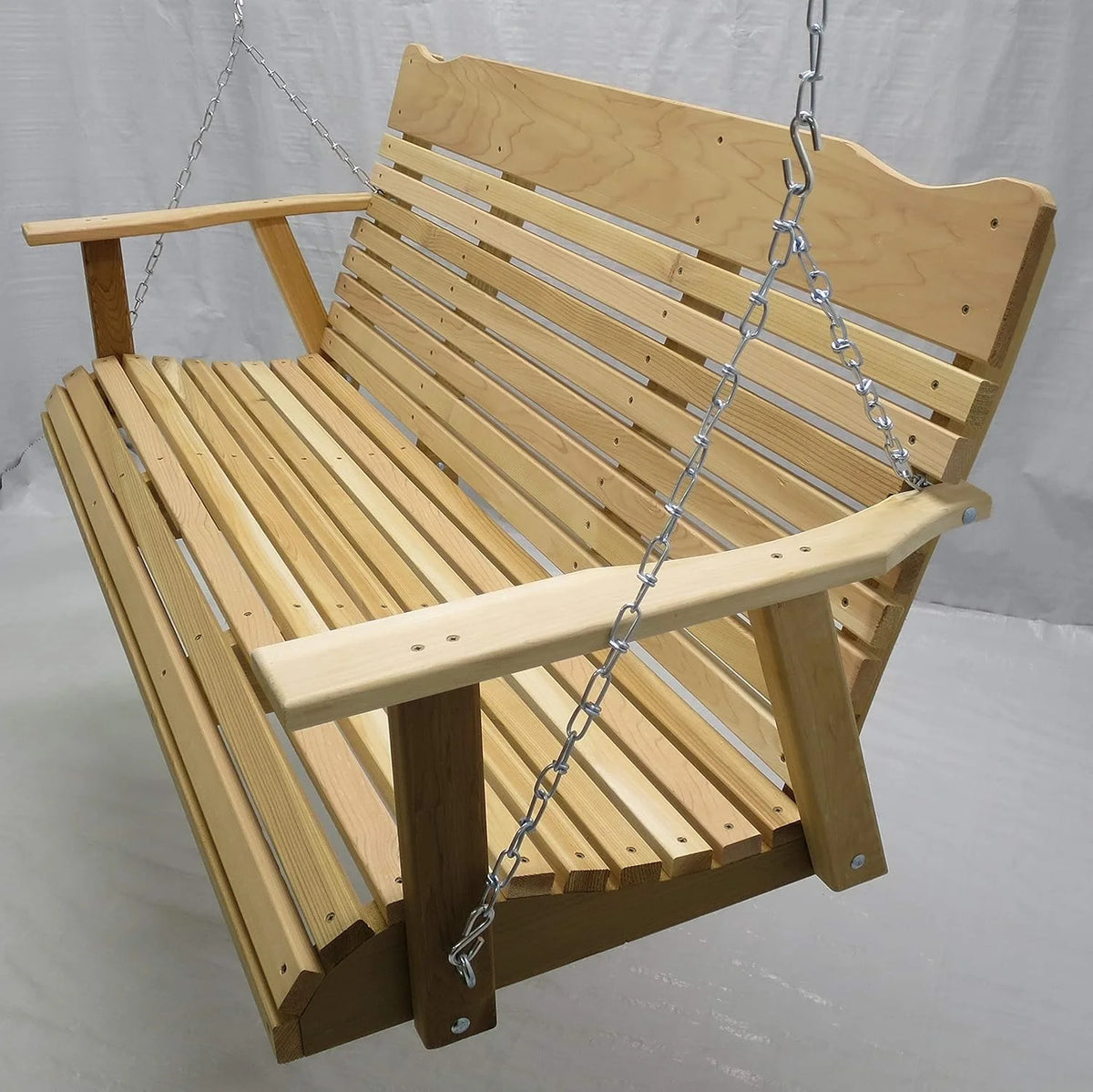 5 Foot Natural Cedar Porch Swing with Chain F7135