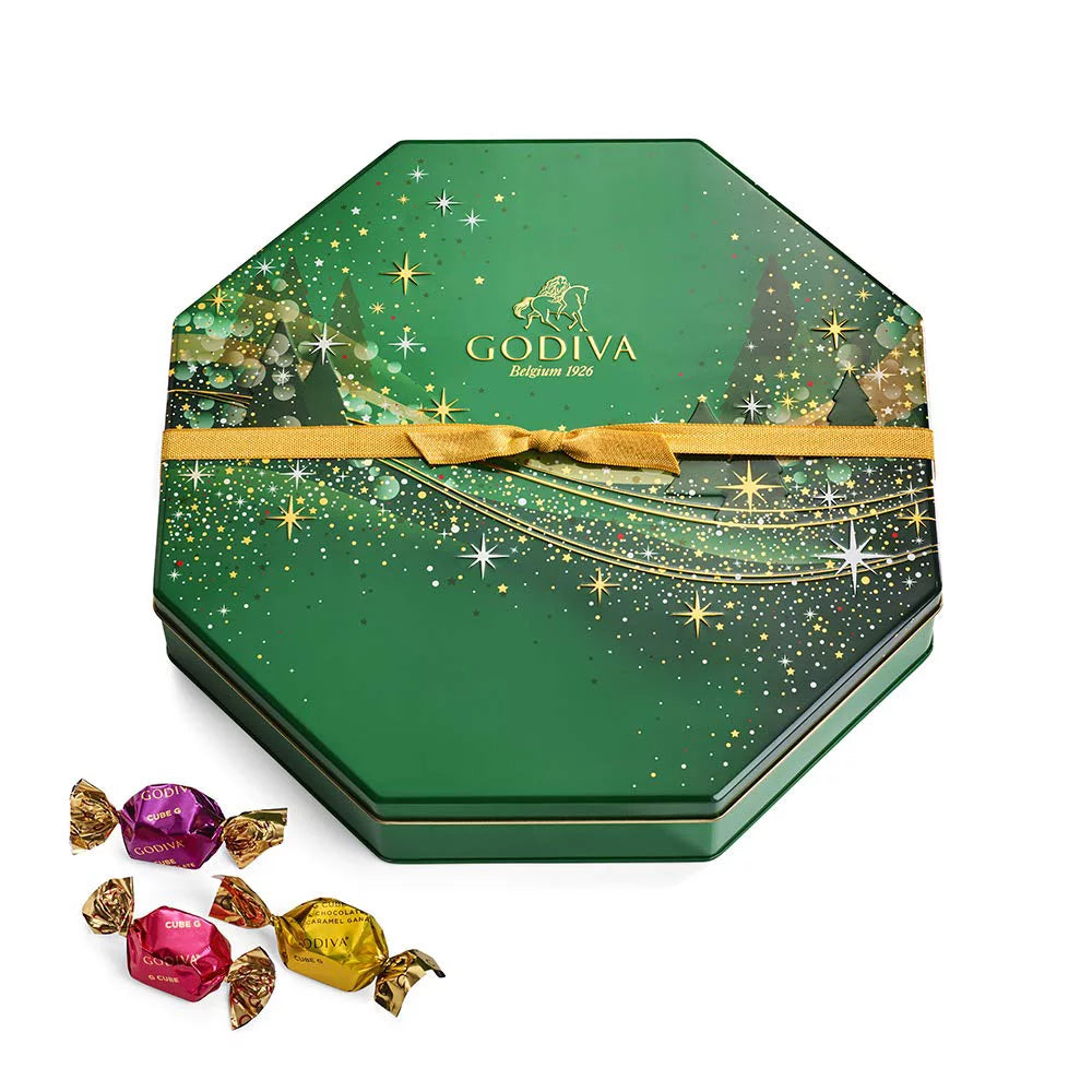 Assorted Chocolate Truffles Tin 14.3 Oz A7183