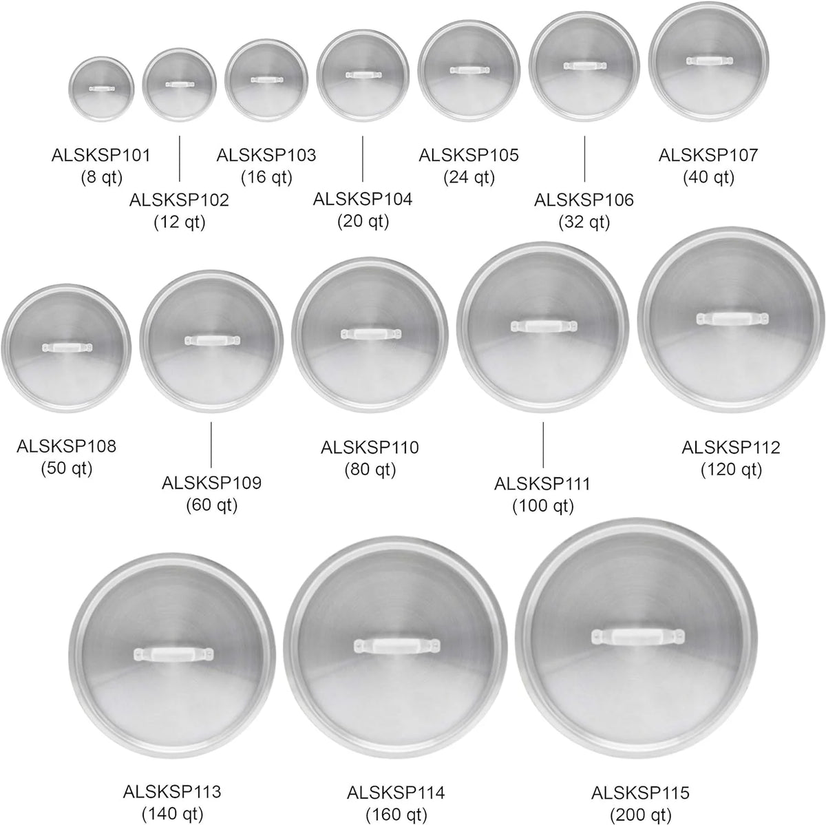 Aluminum Stock Lid 12 Quart G621