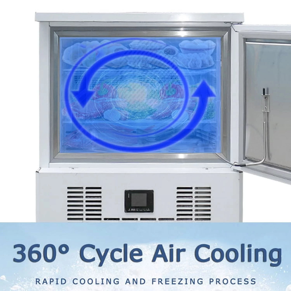 Commercial 5 Trays Blast Chiller Freezer V3695