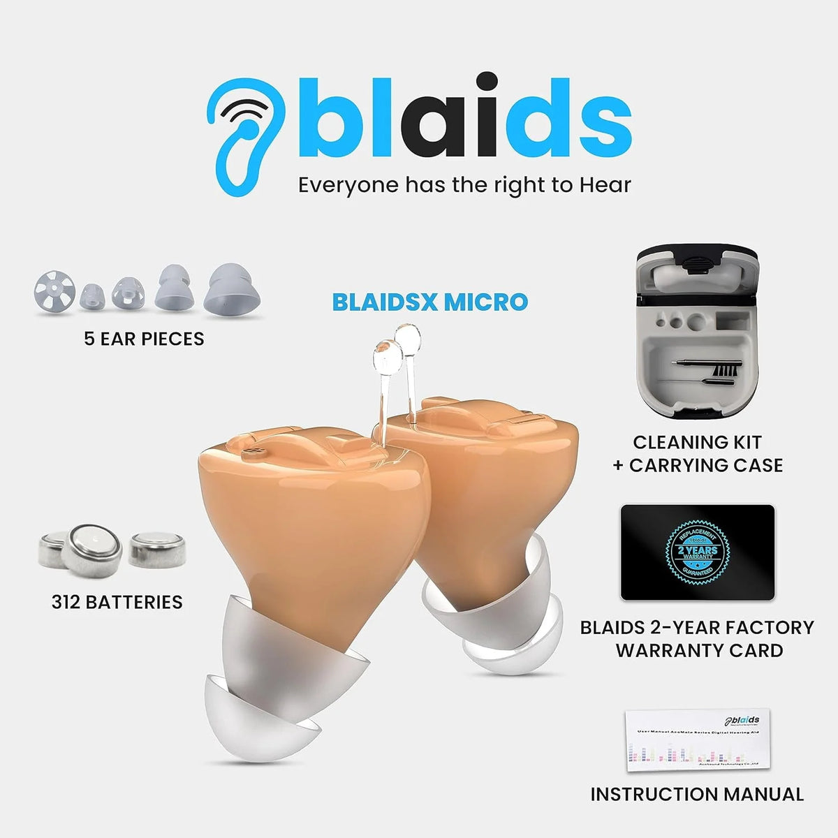 Programmable CIC Hearing Aids D3169