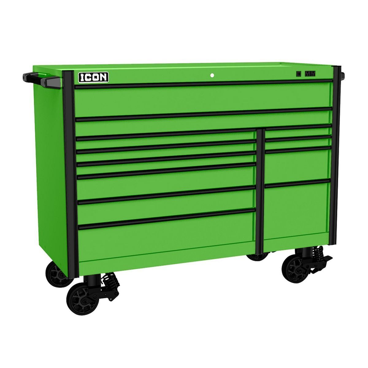 56 in. x 25 in. Red Roll Cab F38628