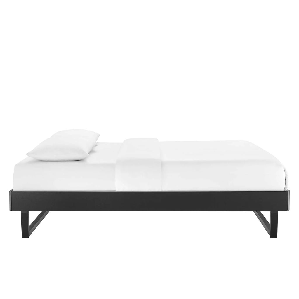 King Wood Platform Bed Frame in Black G6380