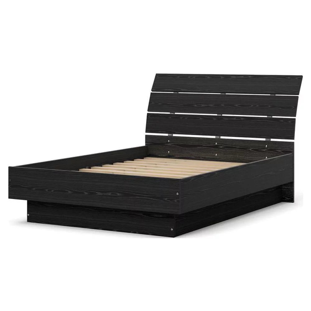 Full Bed with Slats Black Woodgrain N5207