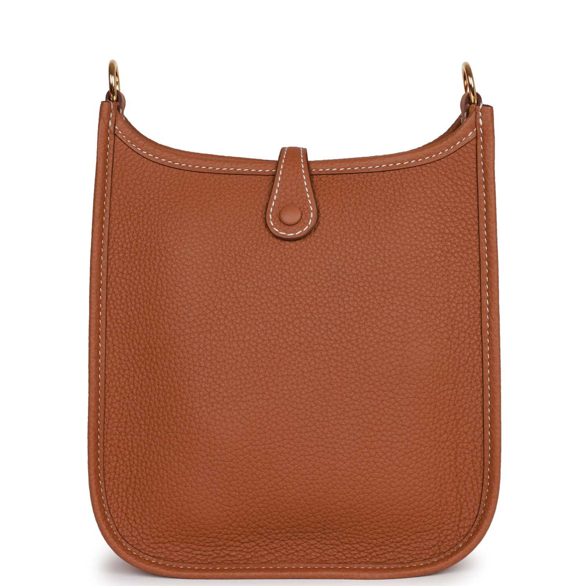 Gold Leather Crossbody Bag I150