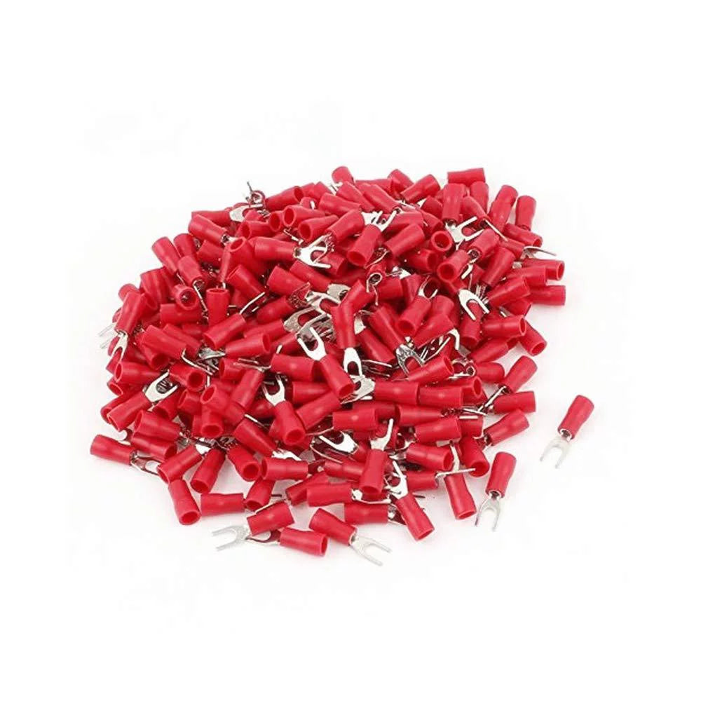 Insulated Fork Spade Wire Connector 18-22AWG 500pc H89206