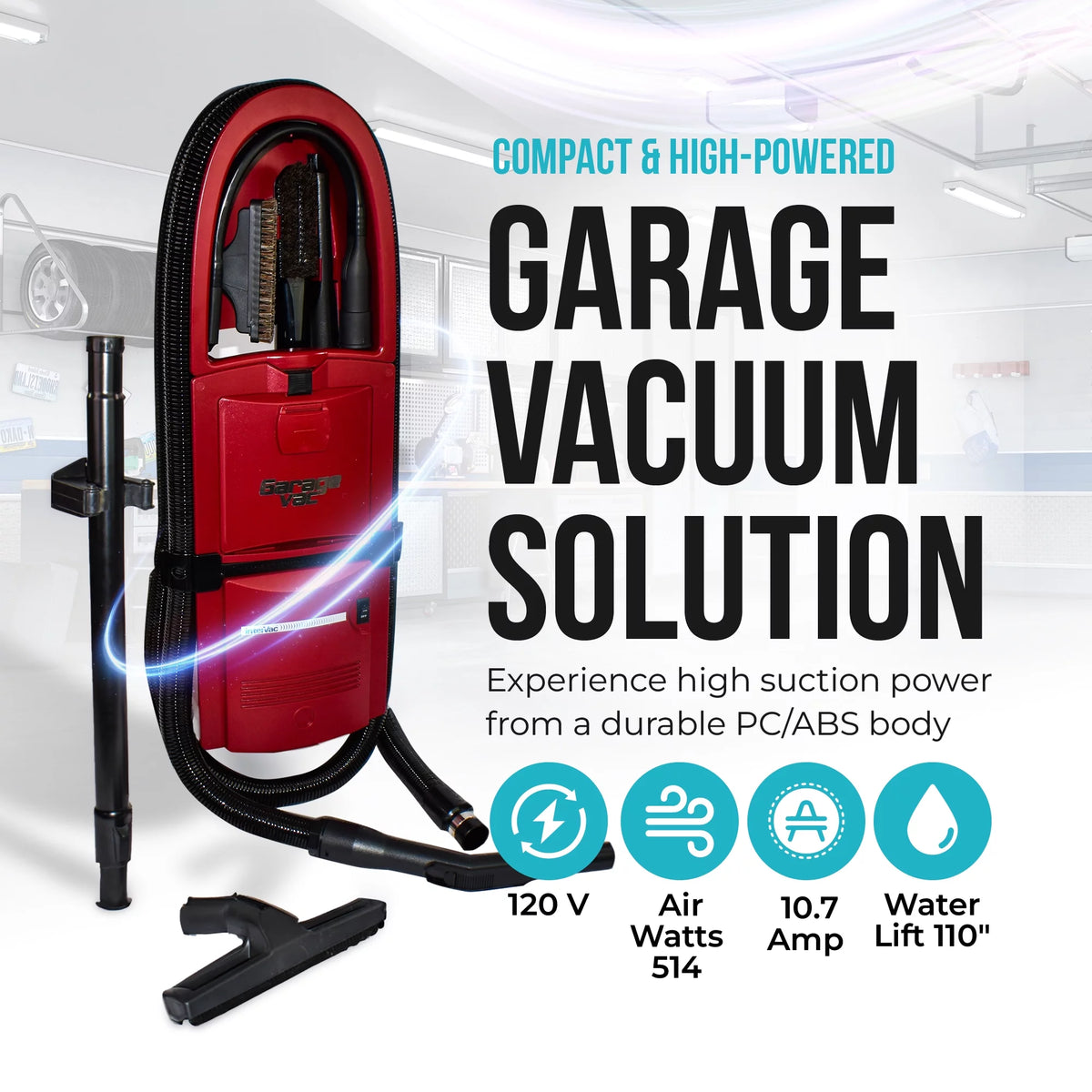 1 Gallon Wall Mounted Garage Vacuum Cleaner Z93954