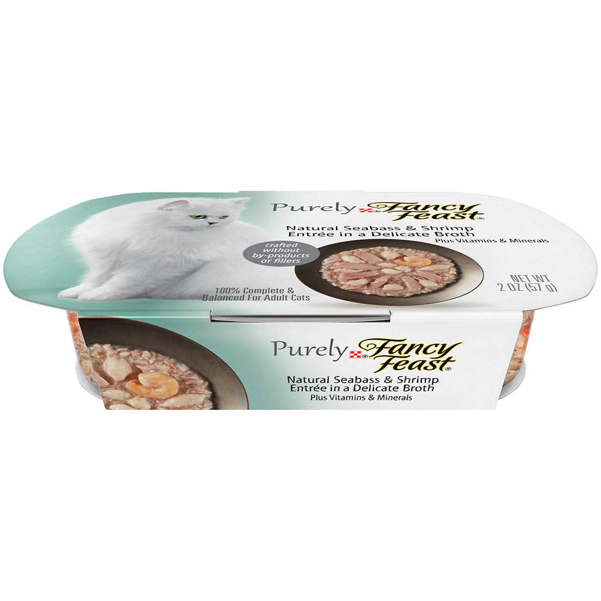 Natural Seabass & Shrimp in Broth Cat Food C3278