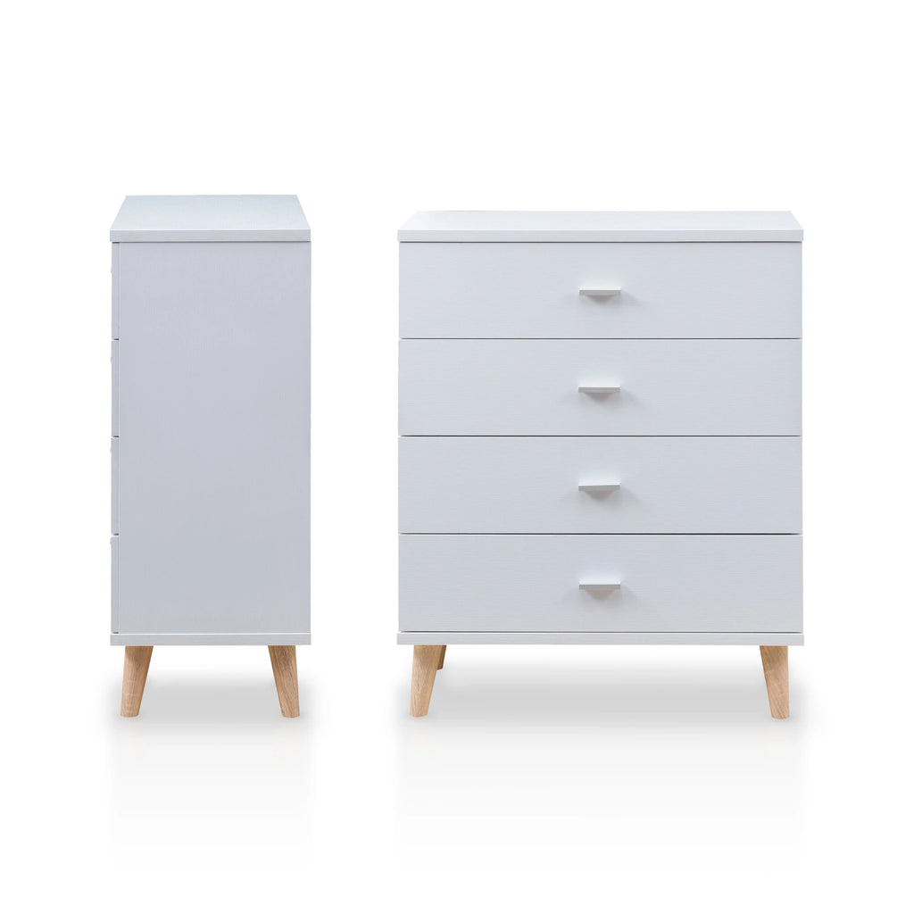White 4-Drawer Chest V82694