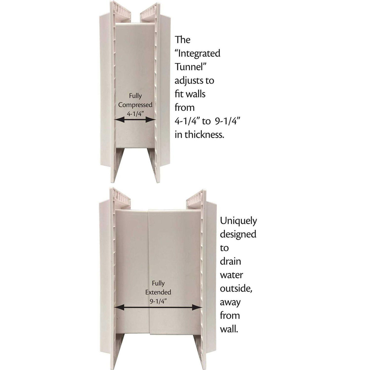 Wall Entry Dual Flap Dog Door L7213