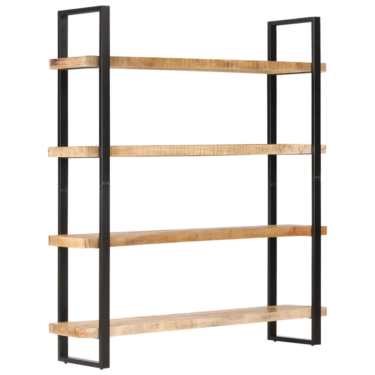 4-Tier Rough Mango Wood Bookcase E6508