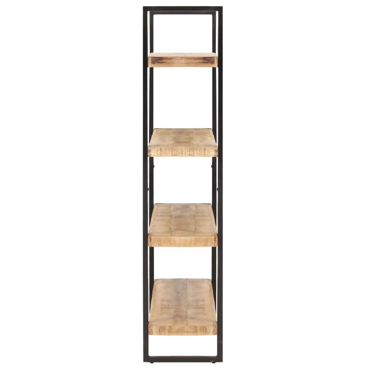 4-Tier Rough Mango Wood Bookcase E6508