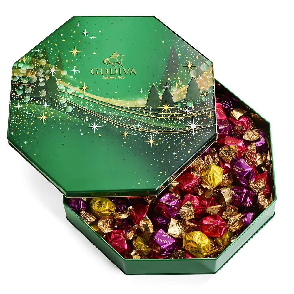 Assorted Chocolate Truffles Tin 14.3 Oz A7183