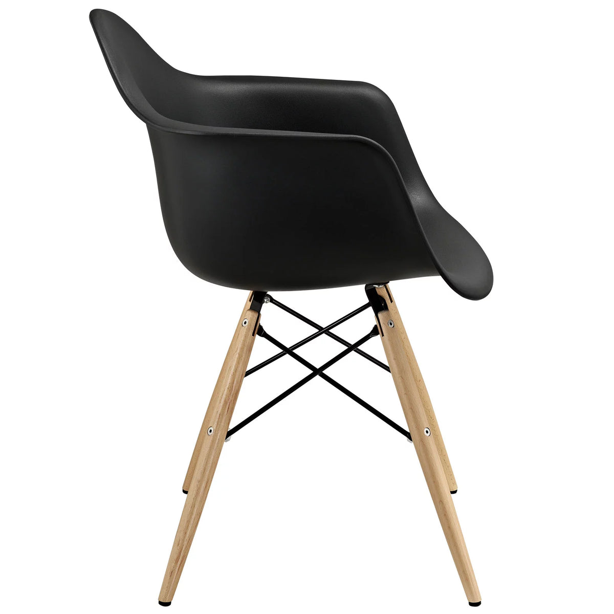 Black Dining Armchair Set of 2 P2597