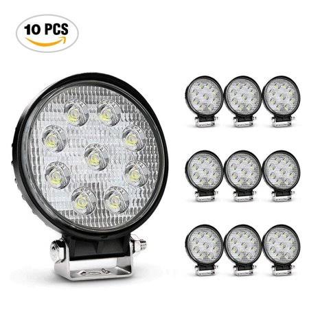 10 Pack 4 Inch 27W Round LED Work Light P754145