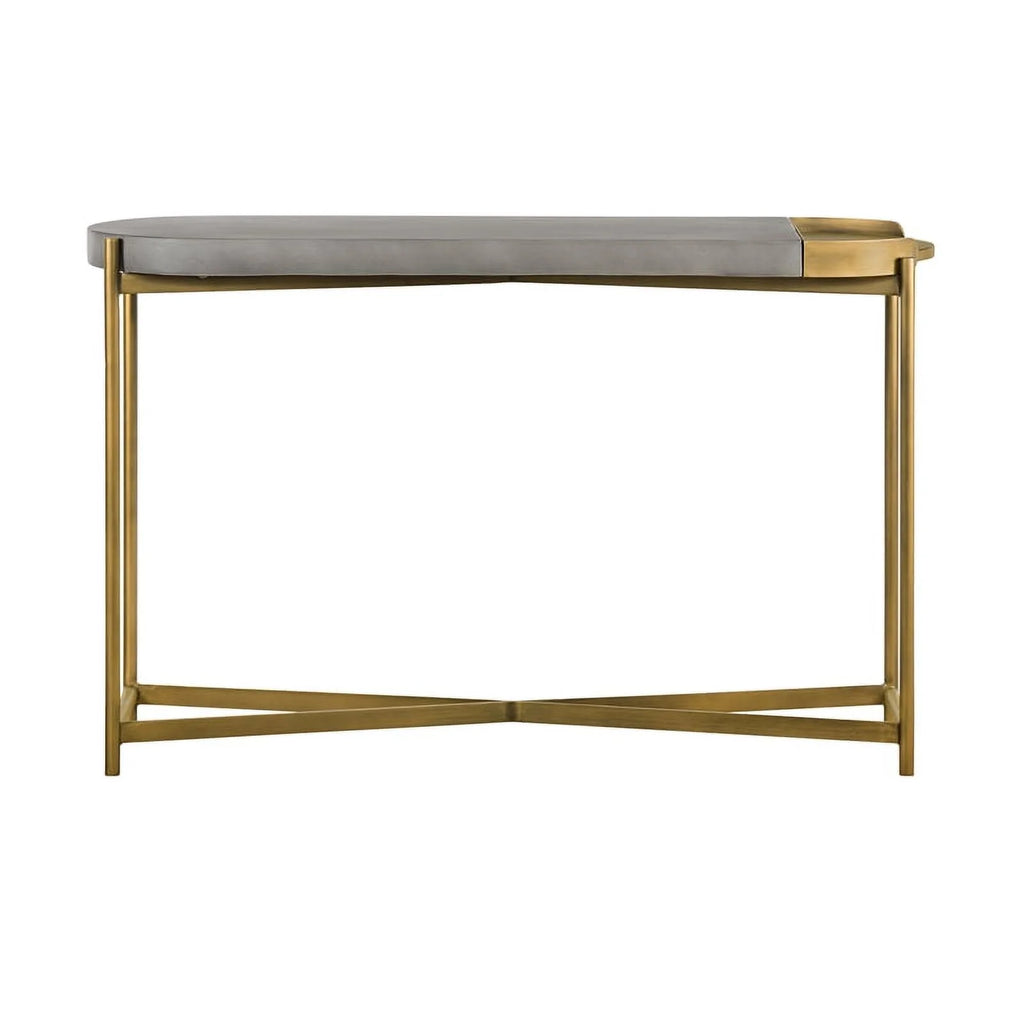 Modern Metal Concrete Console Table U27568