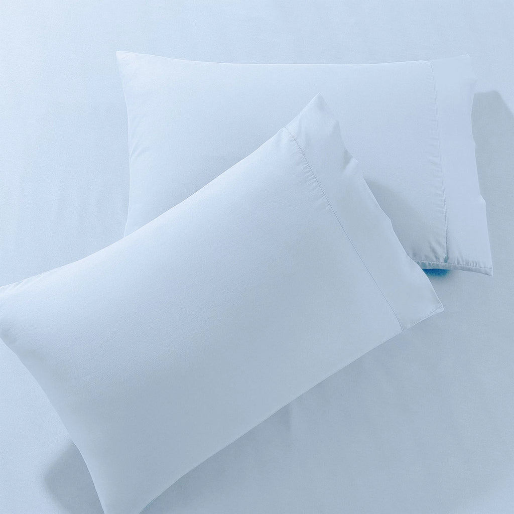 Sky Blue Queen 3-Piece Brushed Microfiber Duvet Cover X2950