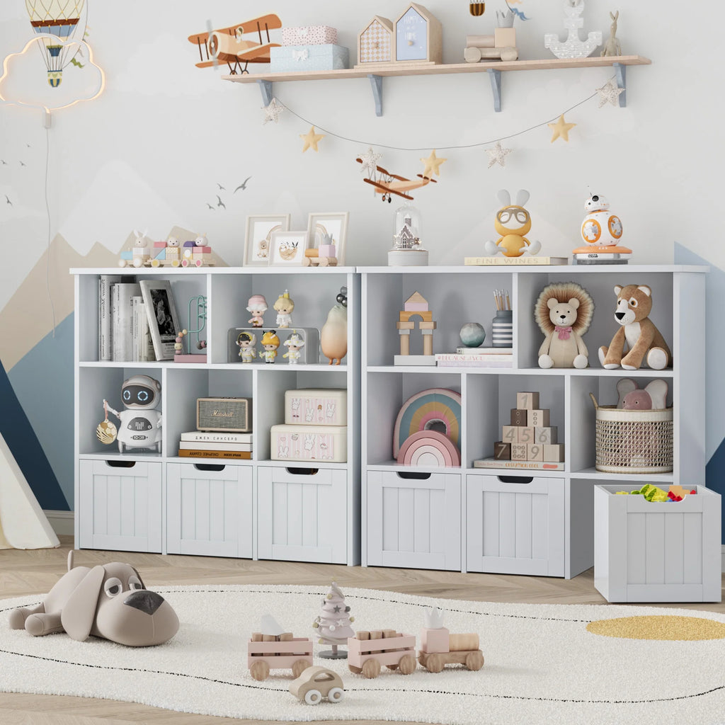 5 Cube Storage Organizer with Drawers O452798