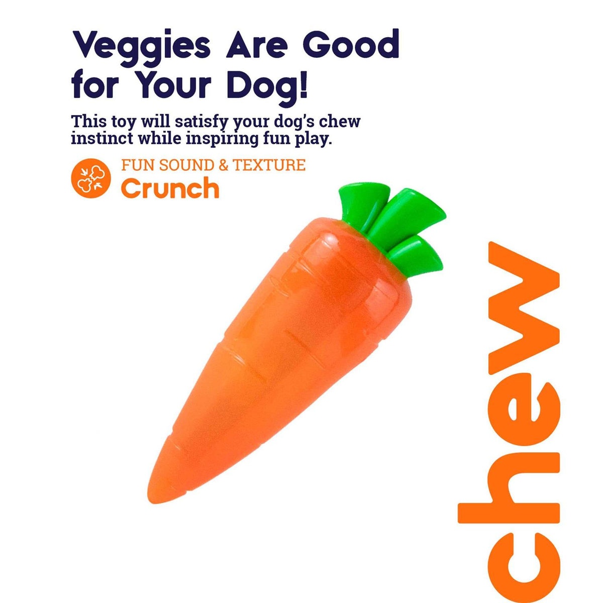 Carrot Dog Chew Toy A359