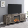 Farmhouse Fireplace TV Stand D680296