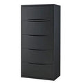 30 in. 5 Drawer Black Lateral File Cabinet Y34670