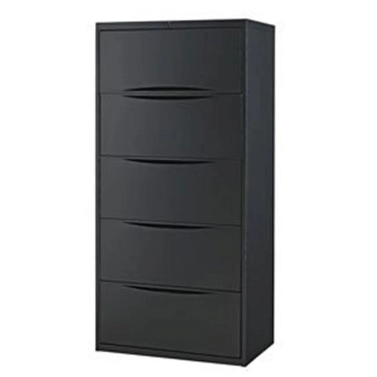 30 in. 5 Drawer Black Lateral File Cabinet Y34670