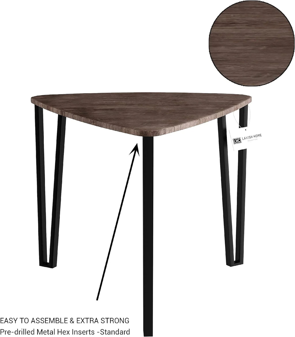 Set Of 3 Woodgrain Nesting Tables X7907