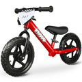12 Inch Toddler Balance Bike with Customize Plate, Black C7146