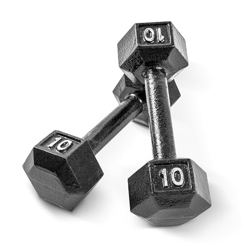 Cast Iron Hex Dumbbell D3457