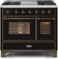 Glossy Black Dual Fuel Natural Gas Range L591793